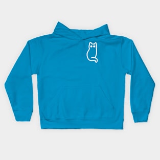 Cat Outline Kids Hoodie